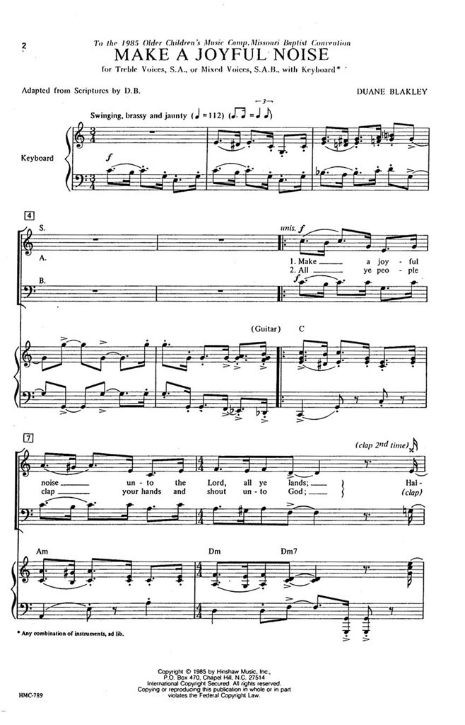 Make A Joyful Noise
